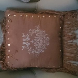 Suede like pillow